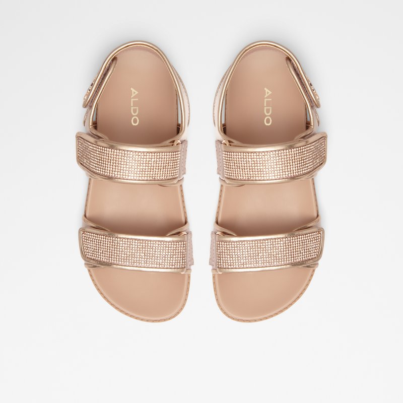 Sandales Plates Aldo Eowiliwia Femme Rose Doré | OUBLVE-381