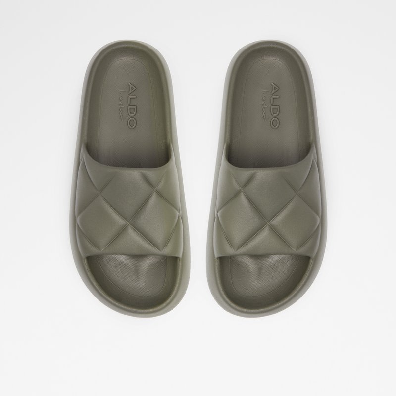 Sandales Plates Aldo Ereras Femme Kaki | OGIQDB-597