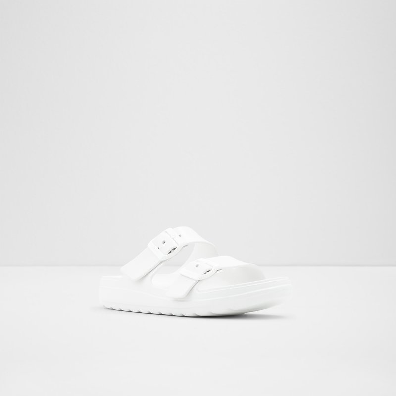 Sandales Plates Aldo Eteiven Femme Blanche | NHJDWL-891