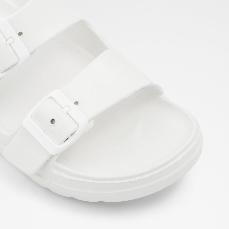 Sandales Plates Aldo Eteiven Femme Blanche | NHJDWL-891