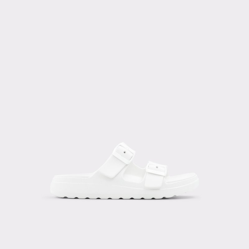 Sandales Plates Aldo Eteiven Femme Blanche | NHJDWL-891