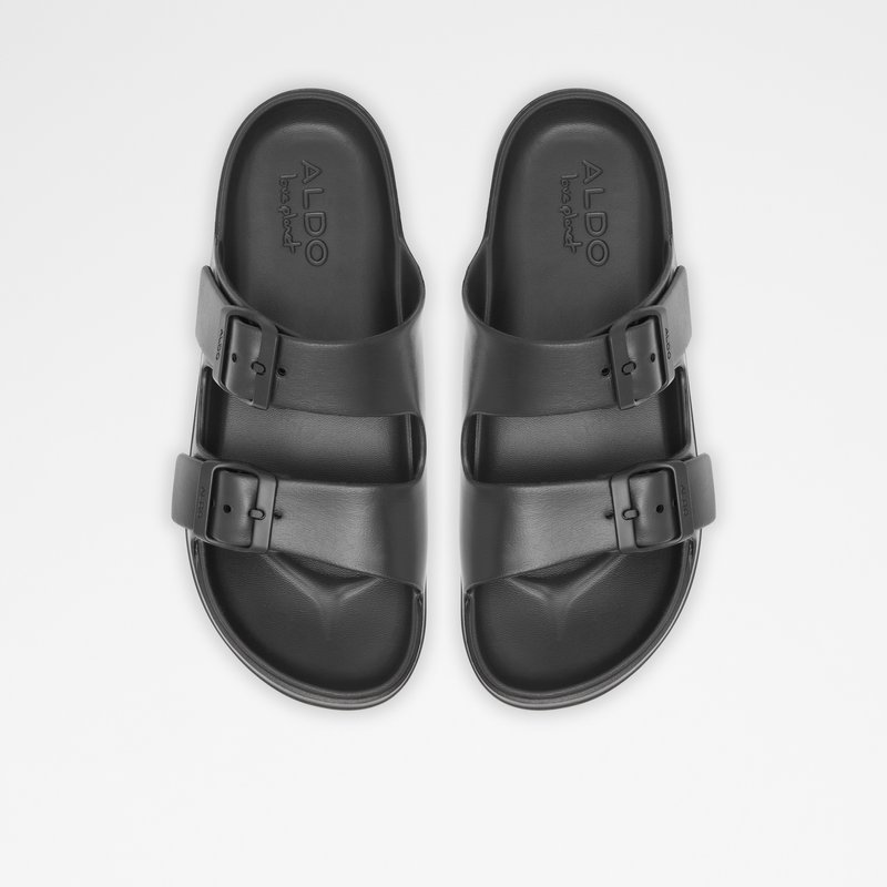 Sandales Plates Aldo Eteiven Femme Noir | AMHJVL-437