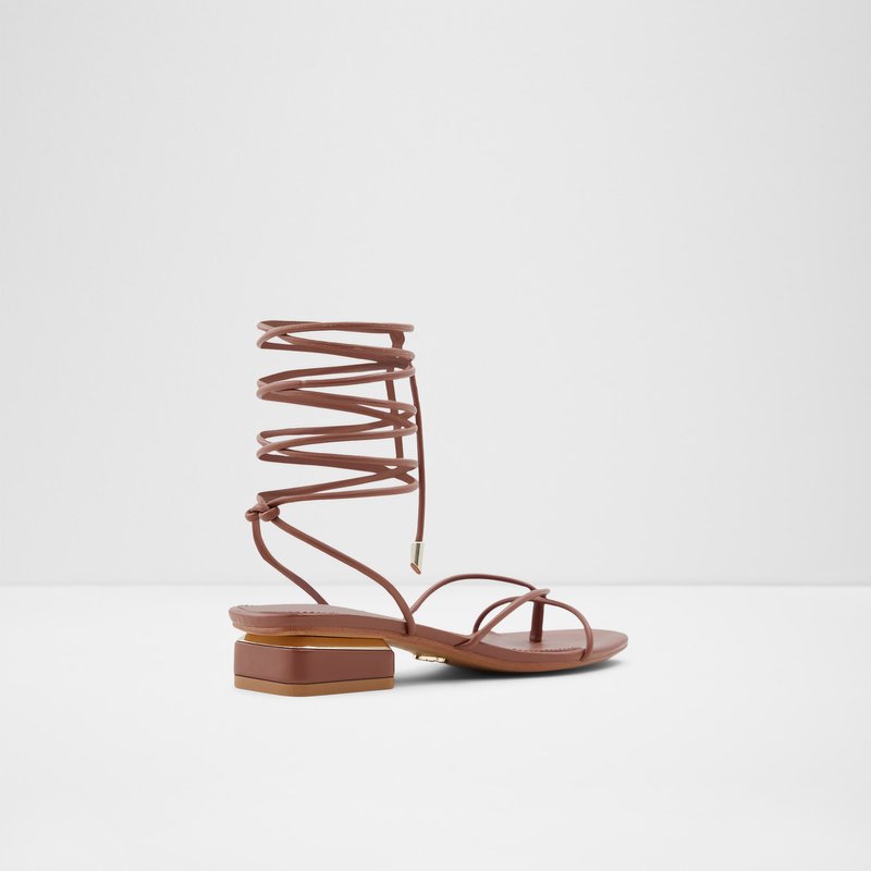 Sandales Plates Aldo Giannaflex Femme Marron | XROSAZ-739