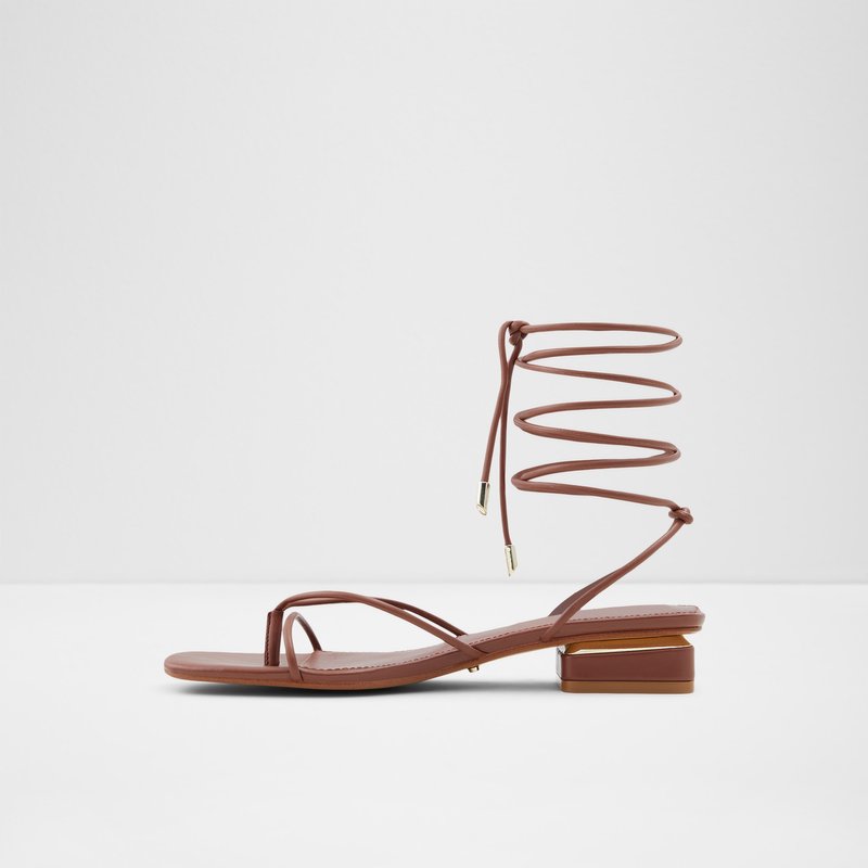 Sandales Plates Aldo Giannaflex Femme Marron | XROSAZ-739
