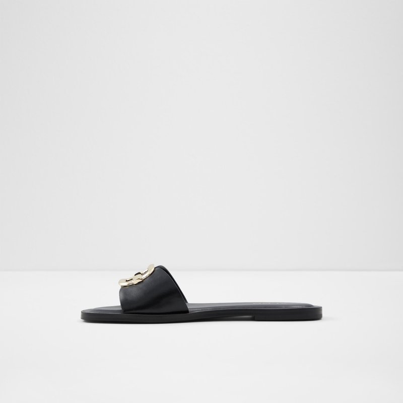 Sandales Plates Aldo Glaeswen Femme Noir | QJLNZH-509