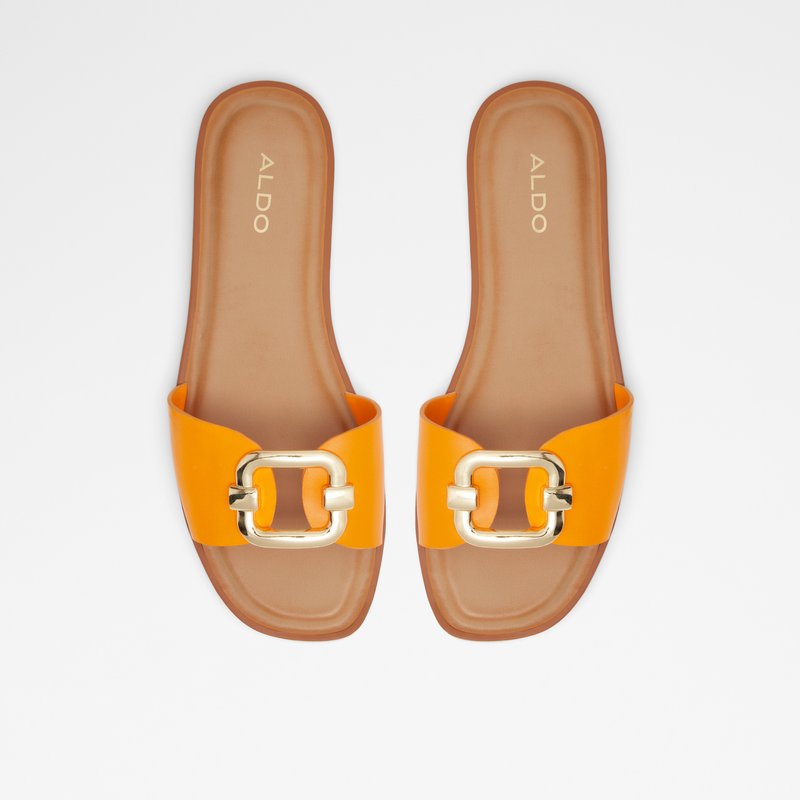 Sandales Plates Aldo Glaeswen Femme Orange Clair | GXZMJC-410