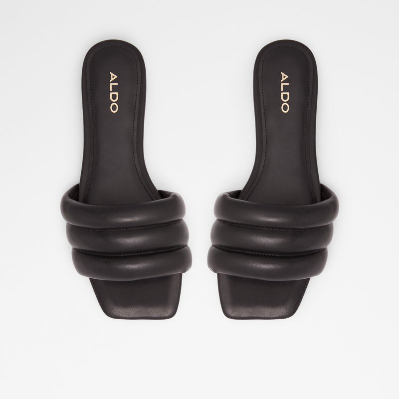 Sandales Plates Aldo Goani Femme Noir | SGLKIR-948