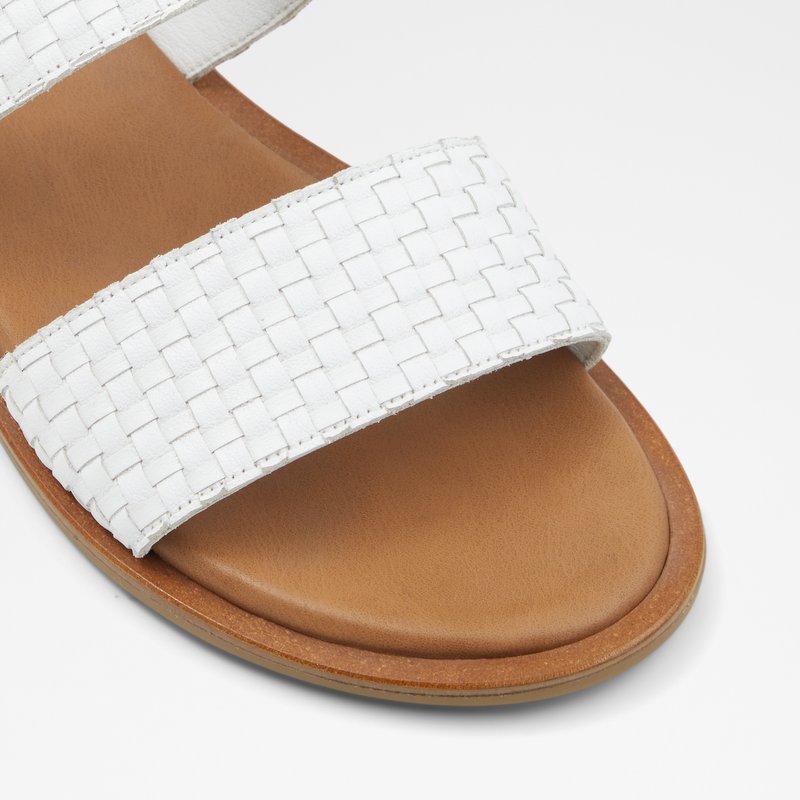 Sandales Plates Aldo Jereciaa Femme Blanche | XUCDYQ-647