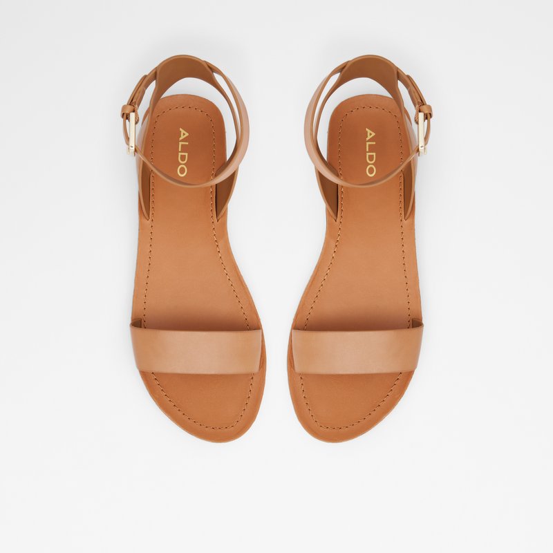 Sandales Plates Aldo Kedaredia Femme Marron | YVEAFP-730