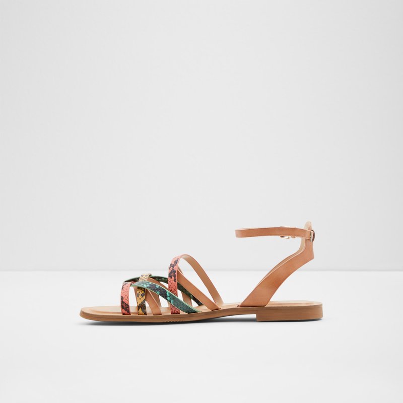 Sandales Plates Aldo Lucca Femme Orange | HVMILO-439