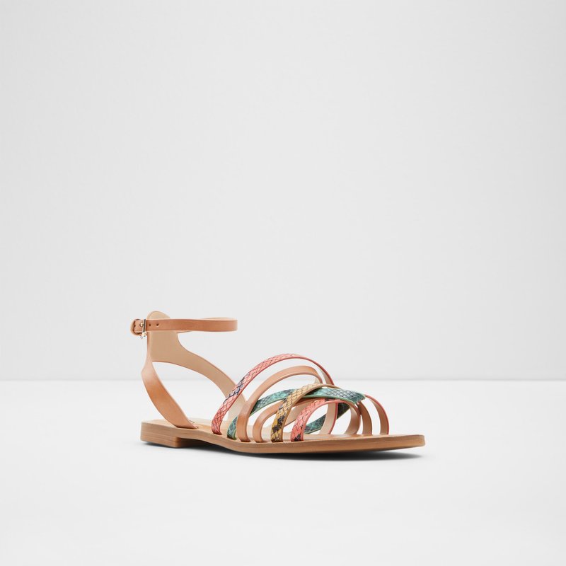 Sandales Plates Aldo Lucca Femme Orange | HVMILO-439