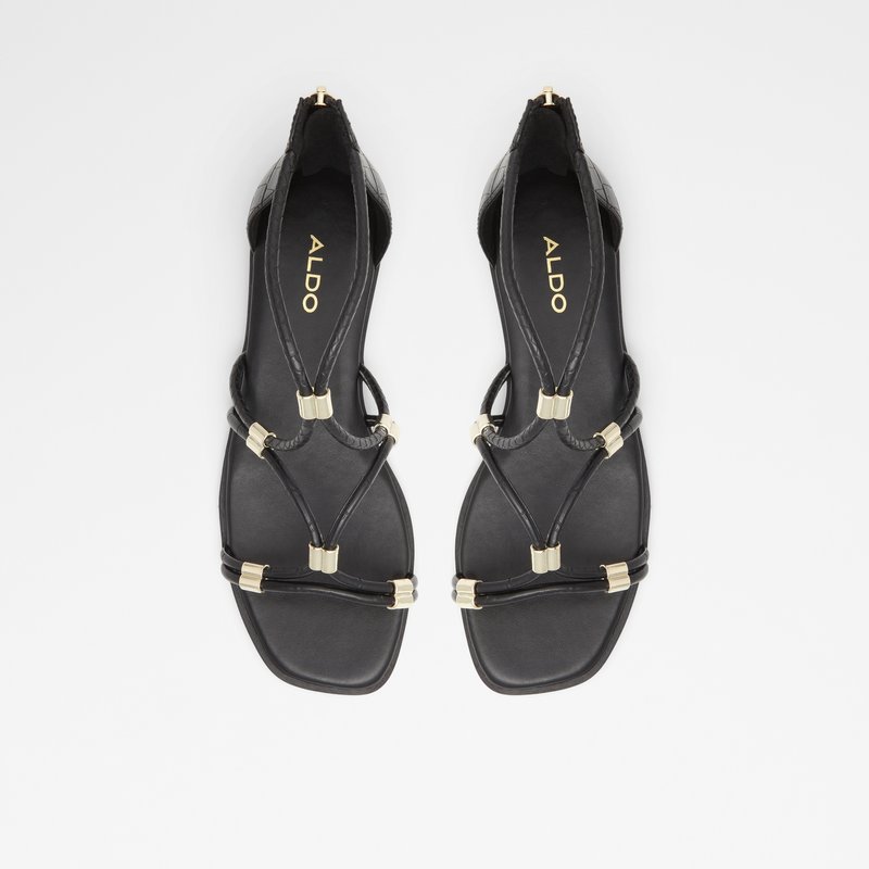 Sandales Plates Aldo Oceriwenflex Femme Noir | HIAXMS-735