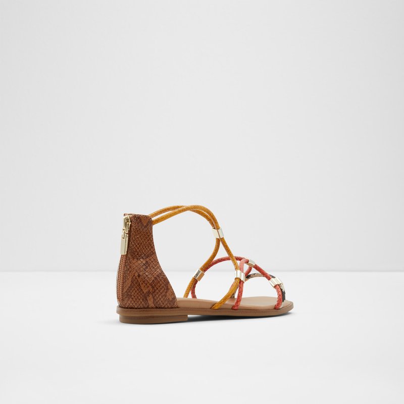 Sandales Plates Aldo Oceriwenflex Femme Marron | JHDNAM-283