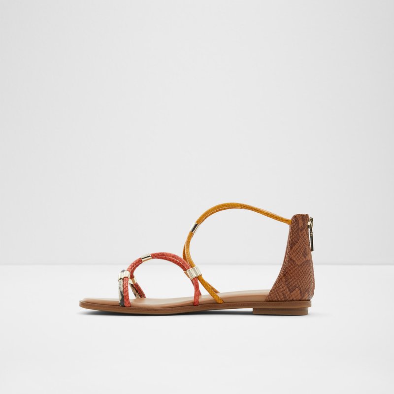 Sandales Plates Aldo Oceriwenflex Femme Marron | JHDNAM-283