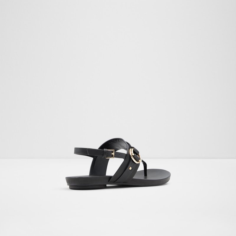 Sandales Plates Aldo Pandra Femme Noir | XHUZRO-749