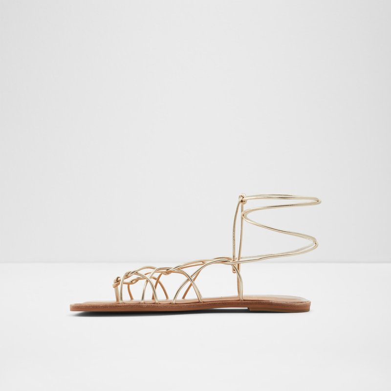 Sandales Plates Aldo Posey Femme Champagne | LJUEGC-264