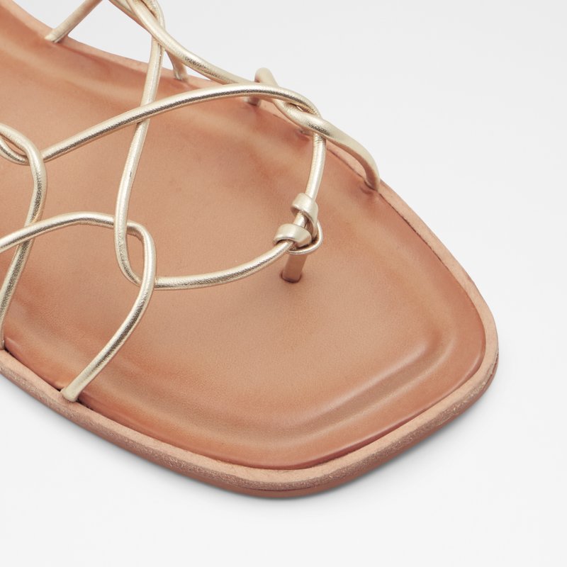 Sandales Plates Aldo Posey Femme Champagne | LJUEGC-264