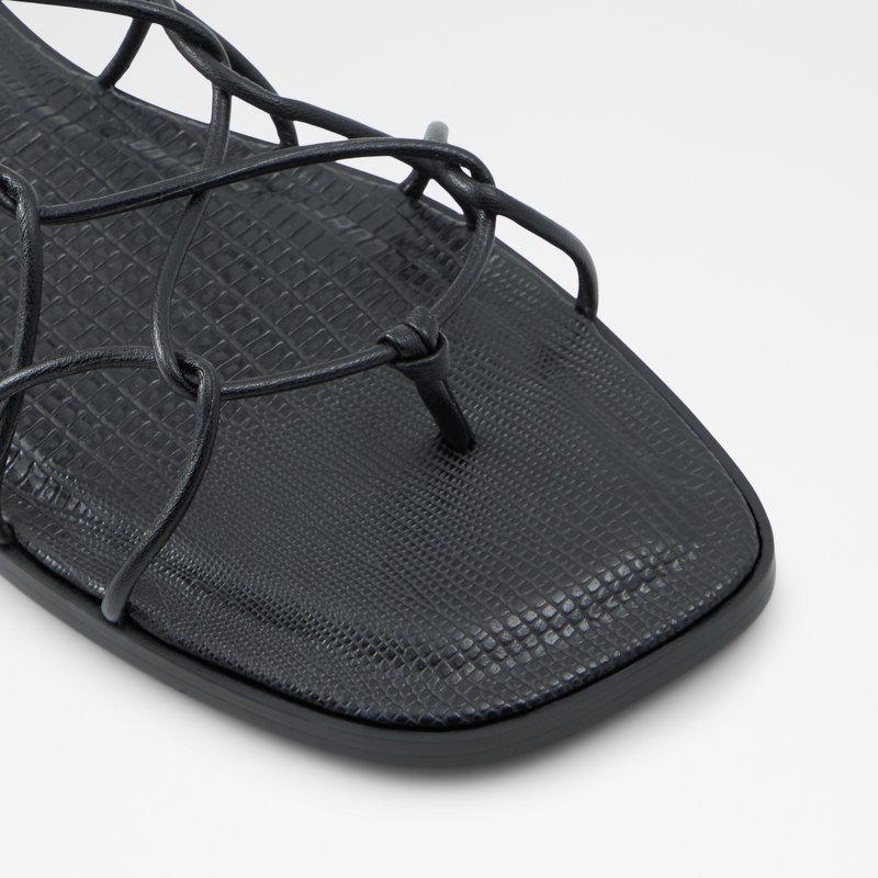 Sandales Plates Aldo Posey Femme Noir | KWVINP-718