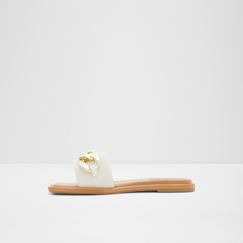 Sandales Plates Aldo Sydling Femme Blanche | ZSAFQU-025