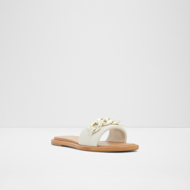 Sandales Plates Aldo Sydling Femme Blanche | ZSAFQU-025