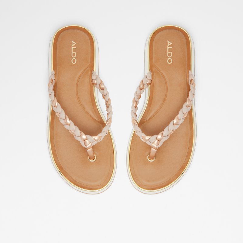 Sandales Plates Aldo Thiratha Femme Rose Clair | PRDVSK-546