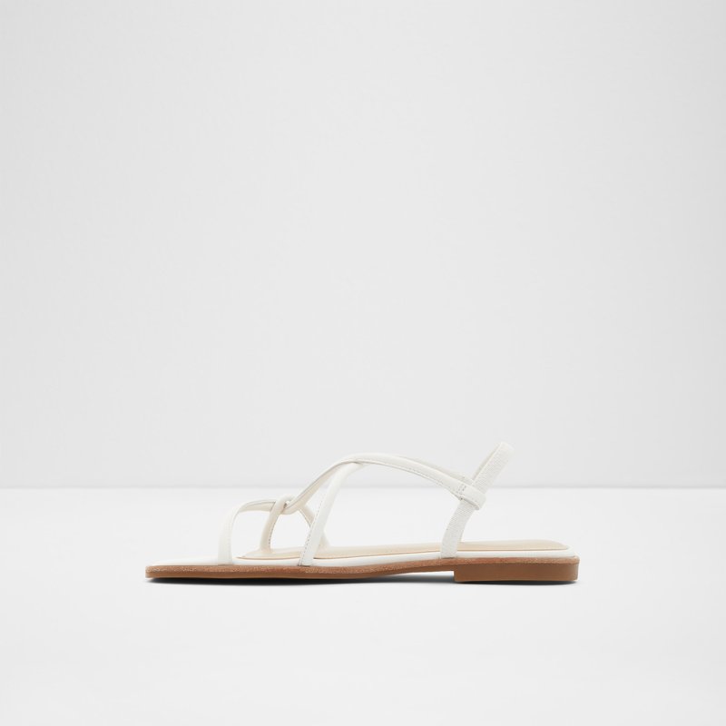 Sandales Plates Aldo Toosieflex Femme Blanche | NIVRGQ-738
