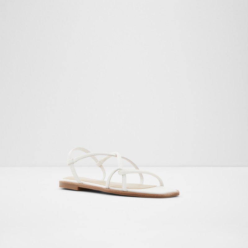 Sandales Plates Aldo Toosieflex Femme Blanche | NIVRGQ-738