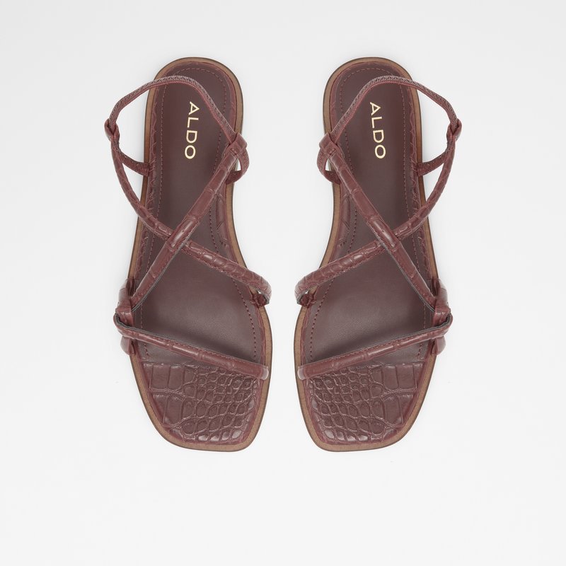 Sandales Plates Aldo Toosieflex Femme Marron | AUYXJB-719