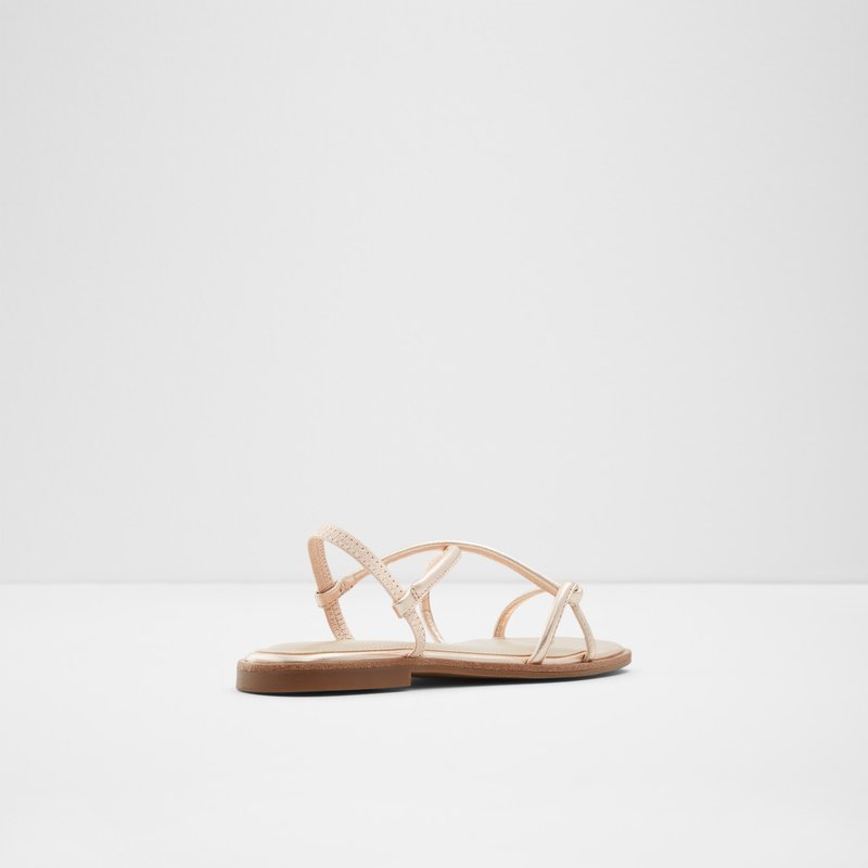 Sandales Plates Aldo Toosieflex Femme Rose Doré | WLMTYS-012