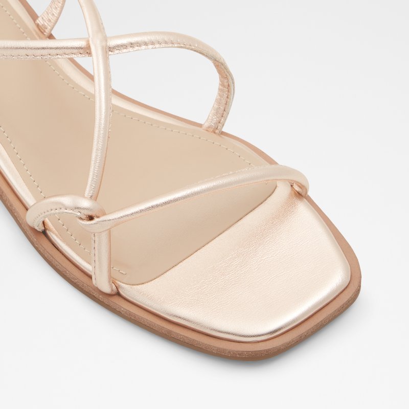 Sandales Plates Aldo Toosieflex Femme Rose Doré | WLMTYS-012