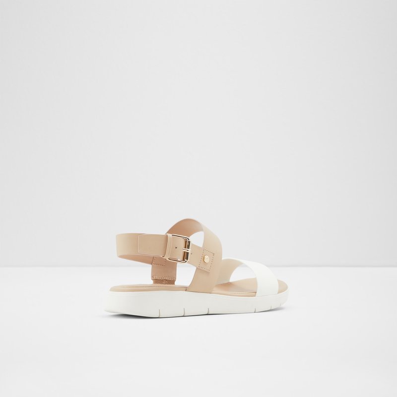 Sandales Plates Aldo Woema Femme Bone | GEDFVT-438