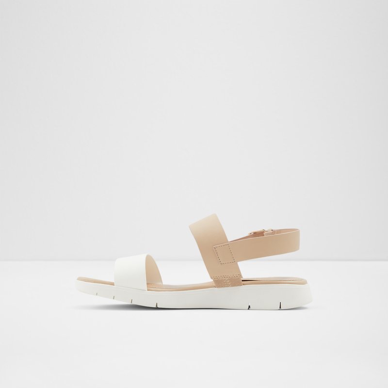 Sandales Plates Aldo Woema Femme Bone | GEDFVT-438