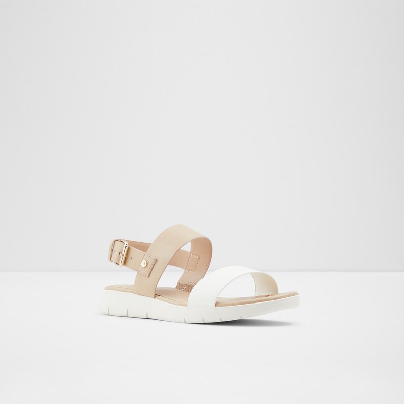 Sandales Plates Aldo Woema Femme Bone | GEDFVT-438
