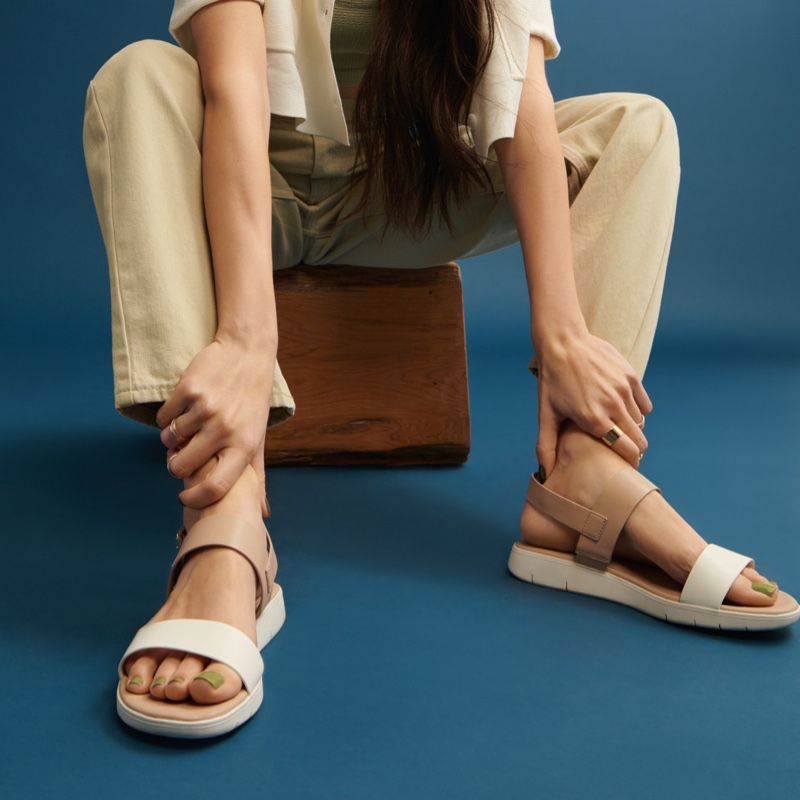 Sandales Plates Aldo Woema Femme Bone | GEDFVT-438