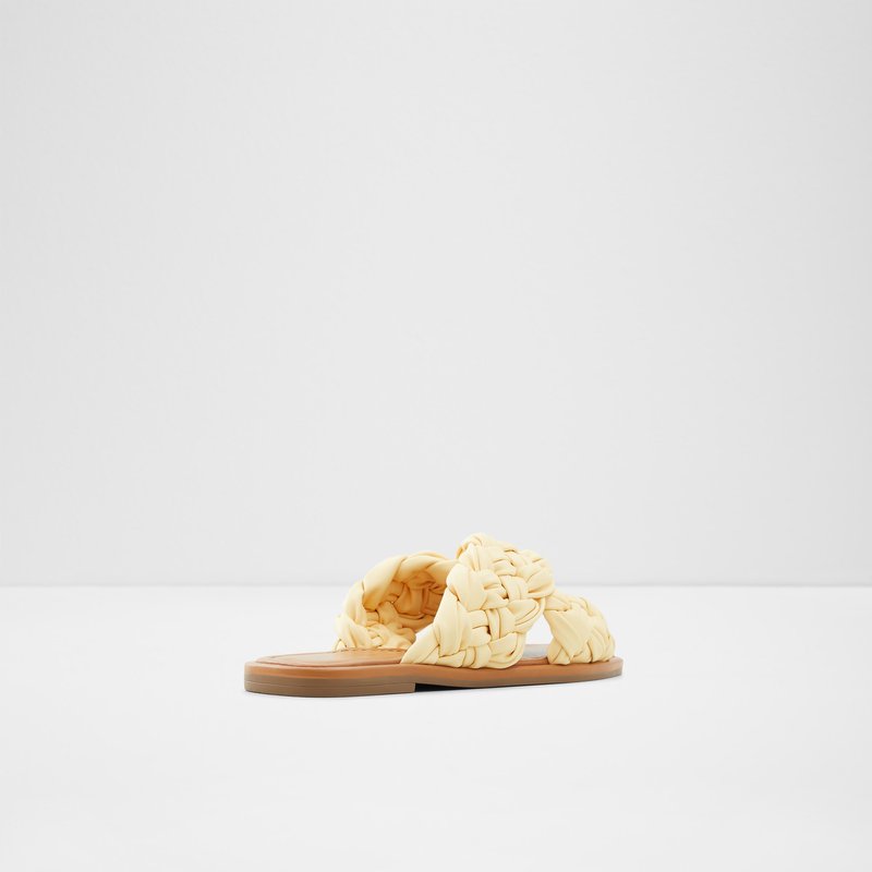 Sandales Plates Aldo Wovina Femme Jaune Clair | PYDFJT-976