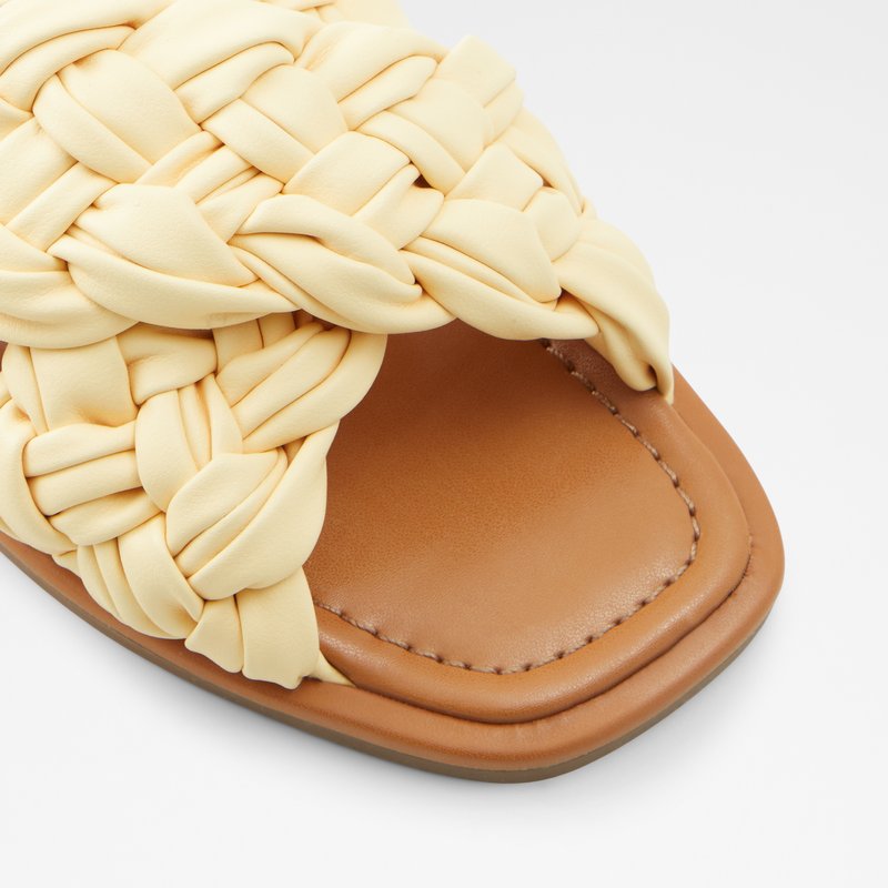 Sandales Plates Aldo Wovina Femme Jaune Clair | PYDFJT-976