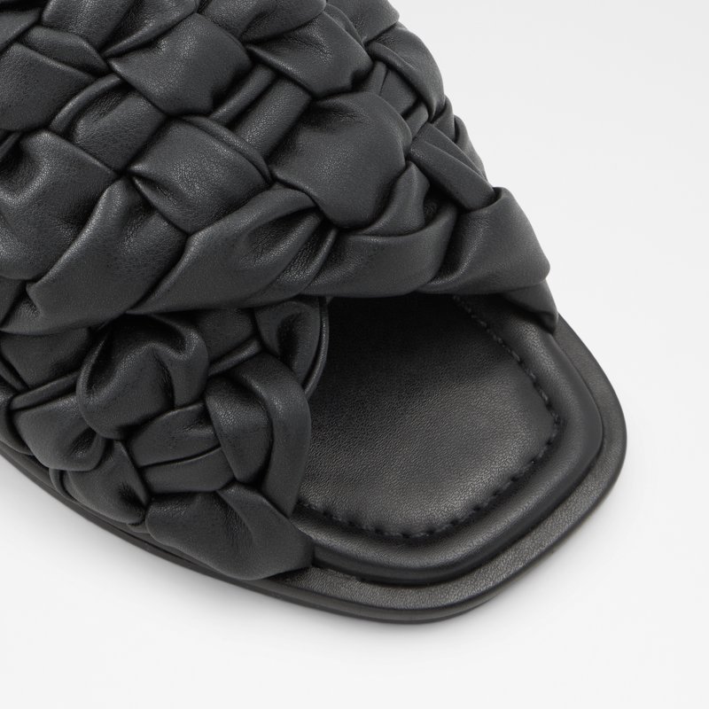 Sandales Plates Aldo Wovina Femme Noir | APSCLO-453