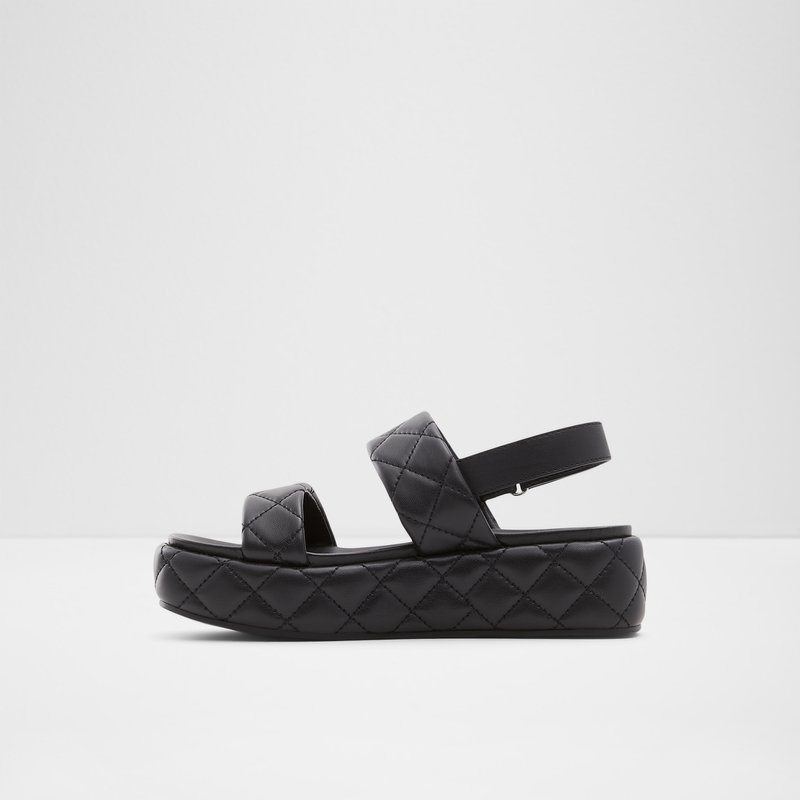 Sandales à Plateforme Aldo Cossette Femme Noir | DNOCVJ-427