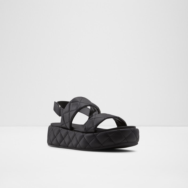 Sandales à Plateforme Aldo Cossette Femme Noir | DNOCVJ-427
