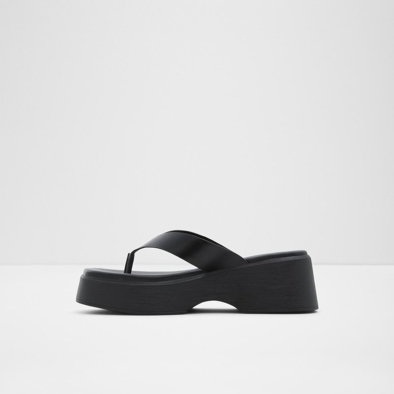 Sandales à Plateforme Aldo Delphy Femme Noir | HWPJGB-420