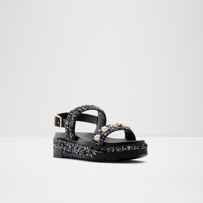 Sandales à Plateforme Aldo Lapalma Femme Noir | MDIZLR-083