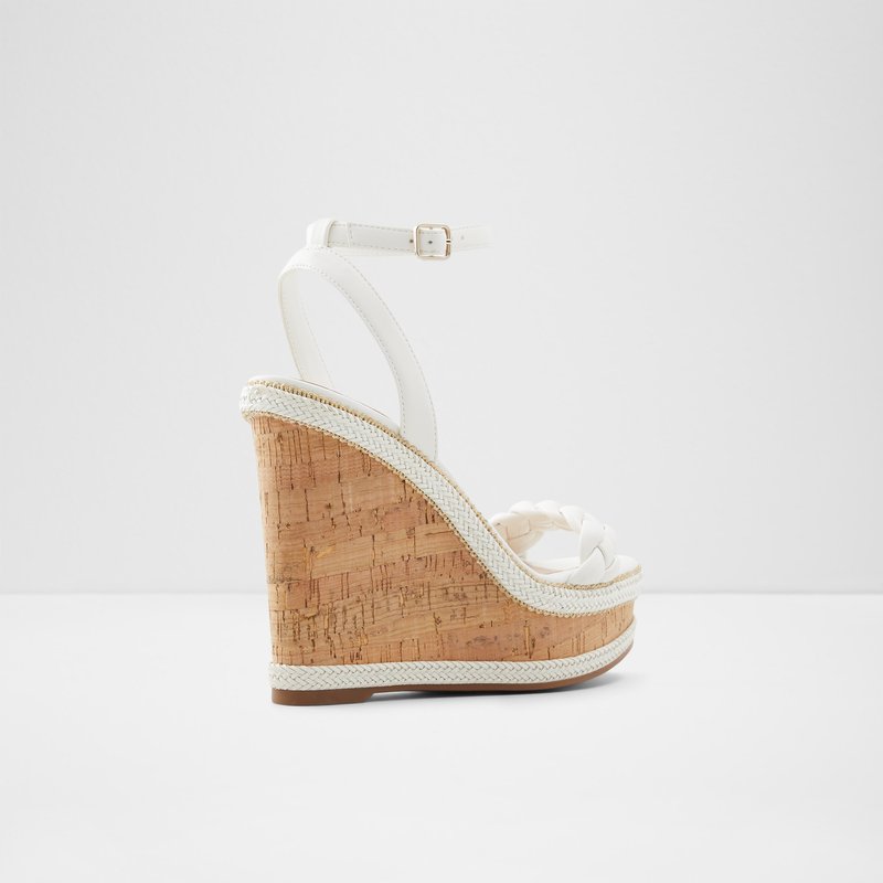 Sandales à Plateforme Aldo Saluth Femme Blanche | PAIXSY-529