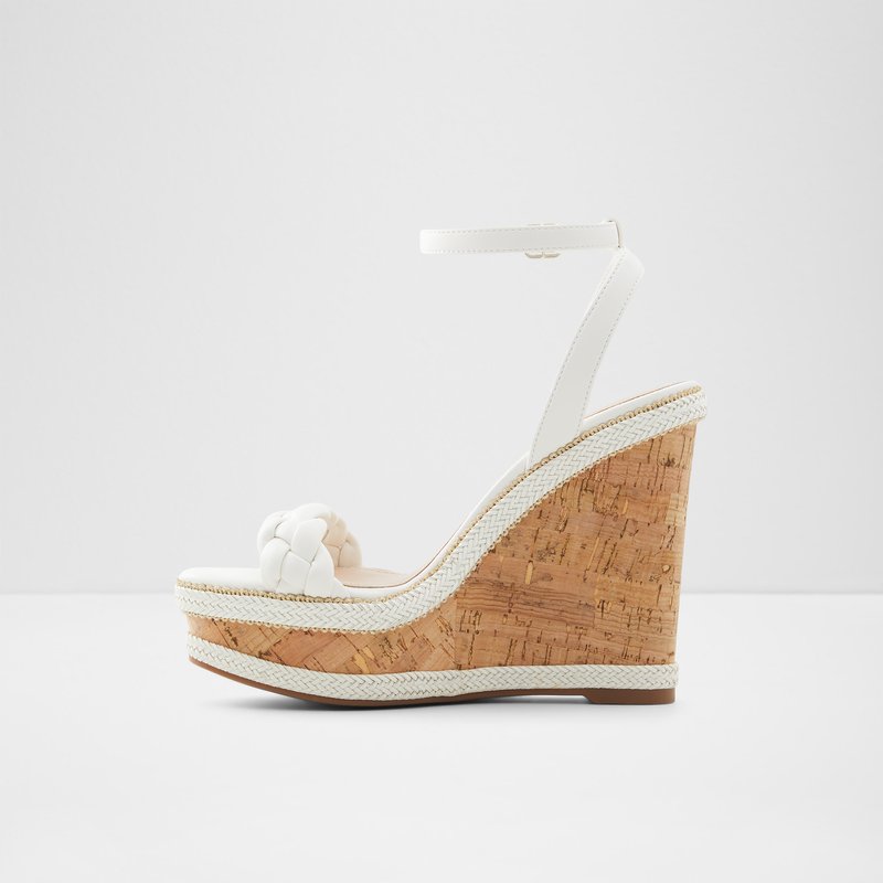 Sandales à Plateforme Aldo Saluth Femme Blanche | PAIXSY-529