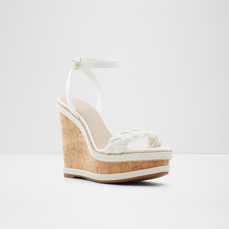Sandales à Plateforme Aldo Saluth Femme Blanche | PAIXSY-529