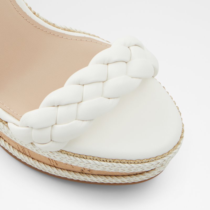 Sandales à Plateforme Aldo Saluth Femme Blanche | PAIXSY-529