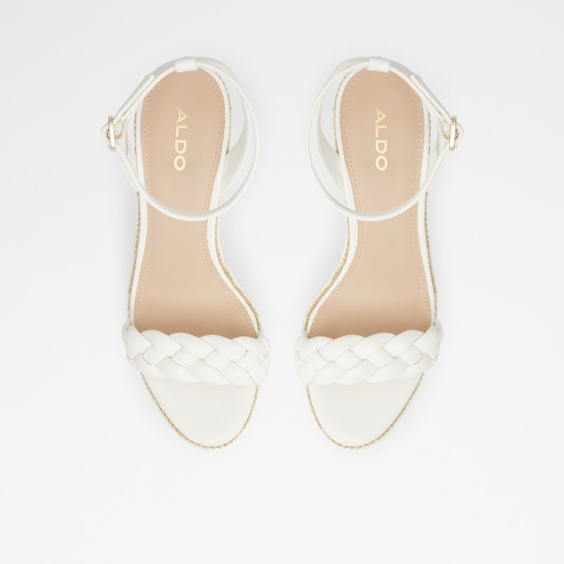 Sandales à Plateforme Aldo Saluth Femme Blanche | PAIXSY-529