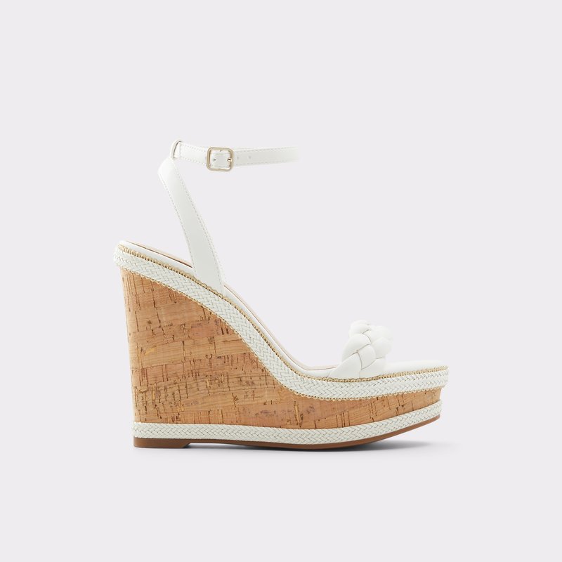 Sandales à Plateforme Aldo Saluth Femme Blanche | PAIXSY-529