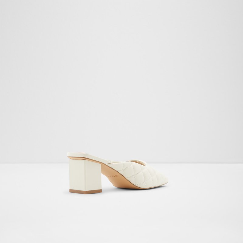Talon Bloc Aldo Drenna Femme Blanche | LVICSP-684