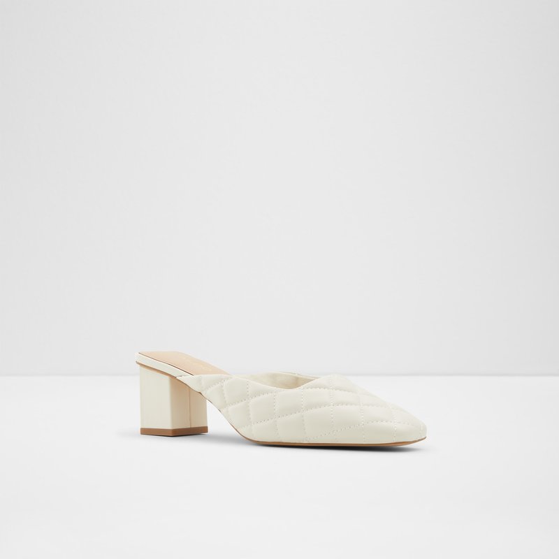 Talon Bloc Aldo Drenna Femme Blanche | LVICSP-684