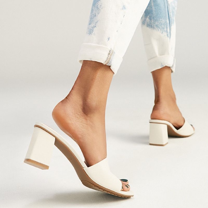 Talon Bloc Aldo Velalith Femme Blanche | APRDJQ-980